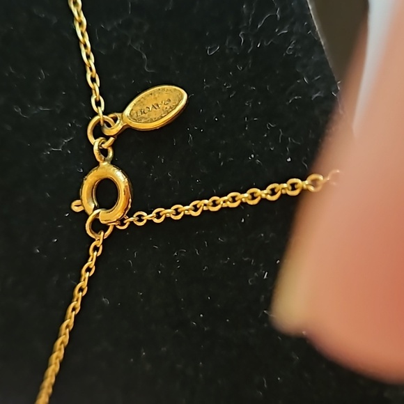 AVON "I" Initial 15" Gold-Tone Chain Necklace w 2 2" Extensions - Picture 5 of 7